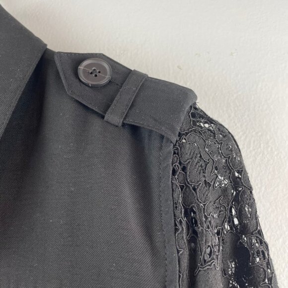 Simply Vera VERAWANG Black lace jacket Size XS - Picture 4 of 5